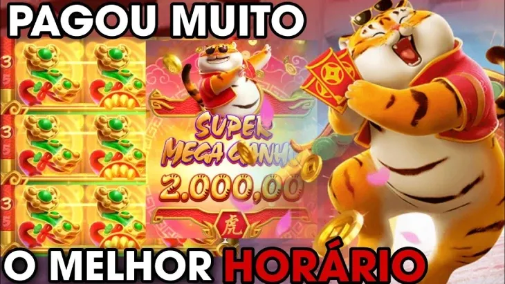 Tela de super mega ganho de 2.000,00 e o texto “Pagou muito”, sobre o melhor horário para jogar Fortune Tiger de manhã