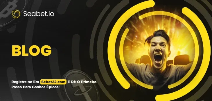Banner com jovem comemorando e o convite para se registrar no Sebet22.com e dar o primeiro passo