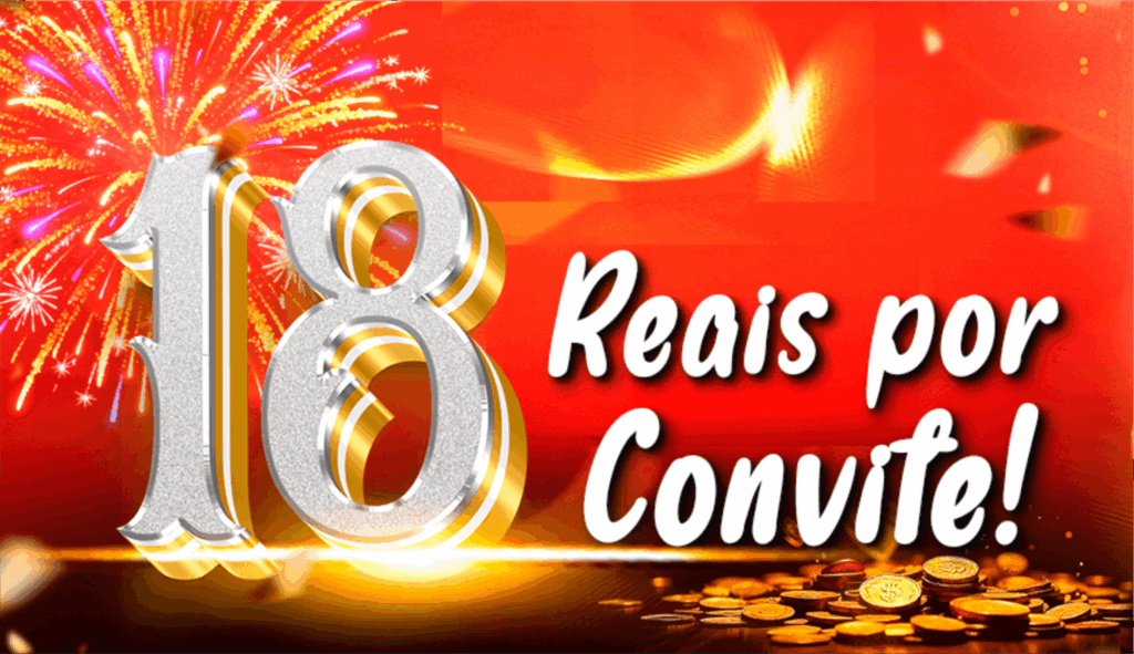 Usuário recebendo 18 reais por cada convite realizado na plataforma SSSGame